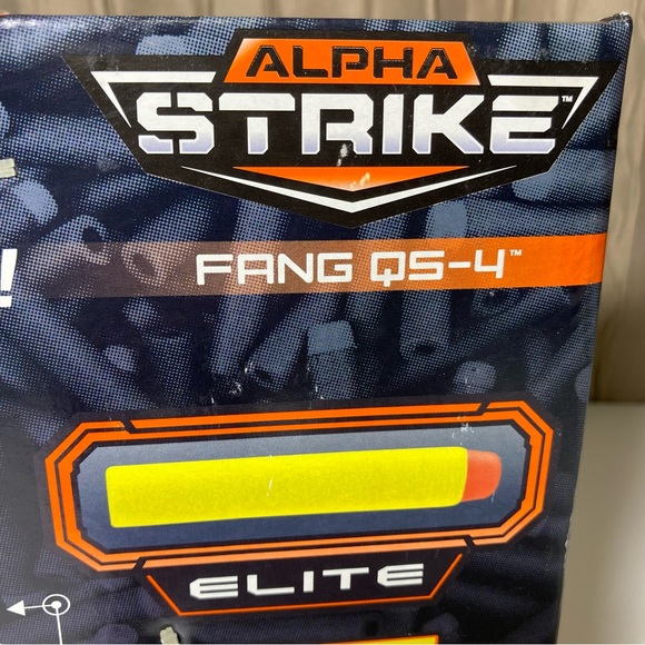 Set of 2 NIB NERF Alpha Strike FANG QS - 4 Dart BLASTER With 10 Elite DARTS - Picture 5 of 9